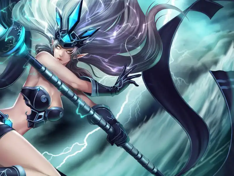 Tempest Janna Skin - League of Legends Wallpapers