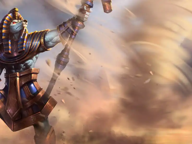 League of Legends' Nasus is Getting an Infernal Legendary Skin