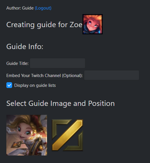 Guide Info